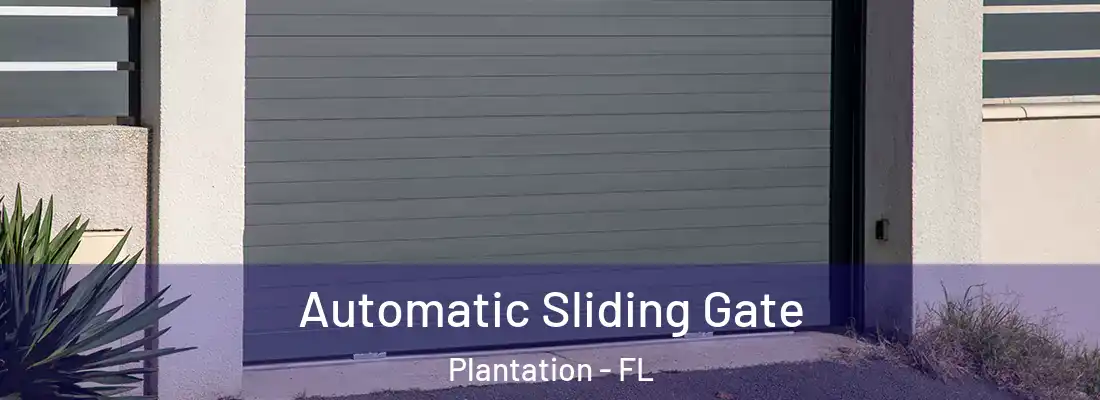  Automatic Sliding Gate Plantation - FL